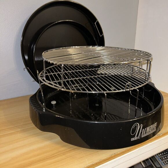 NuWave Replacement Pro Infared Oven Racks & Drip Pans & Base Model 20356 NEW - Picture 3 of 7